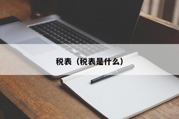 税表（税表是什么）