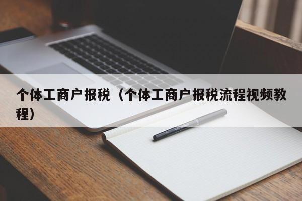 个体工商户报税（个体工商户报税流程视频教程）