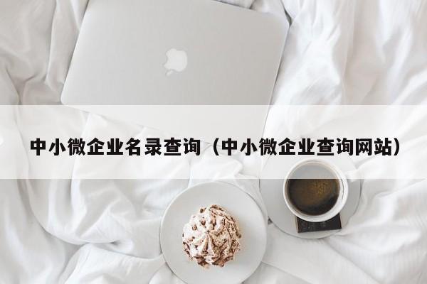 中小微企业名录查询（中小微企业查询网站）