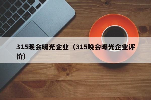 315晚会曝光企业（315晚会曝光企业评价）