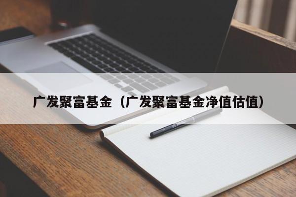 广发聚富基金（广发聚富基金净值估值）