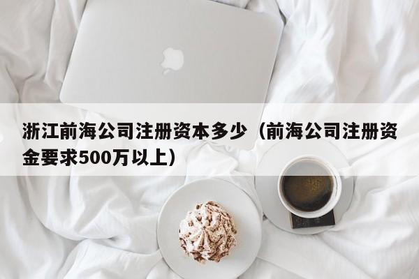 浙江前海公司注册资本多少（前海公司注册资金要求500万以上）