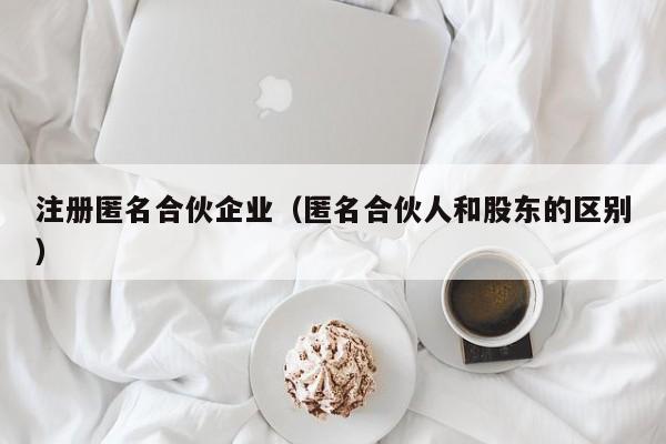 注册匿名合伙企业（匿名合伙人和股东的区别）